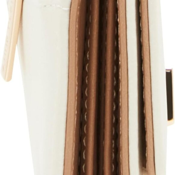 Medium Flap Wallet PVC Interior Card Slots Compact Womens Everyday Use - Picture 2 of 6